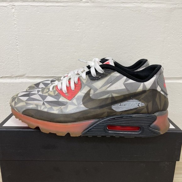 Nike Air Max 90 Ice Dark Grey Men’s Size 11 Black Infrared 631748-006 Size 13 - Picture 4 of 12